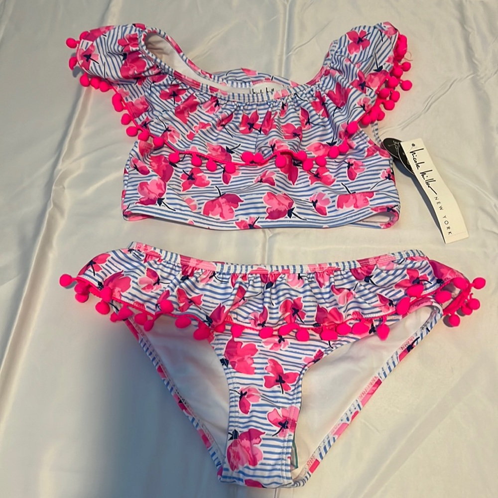 Nicole Miller 2pc swim size XL 14